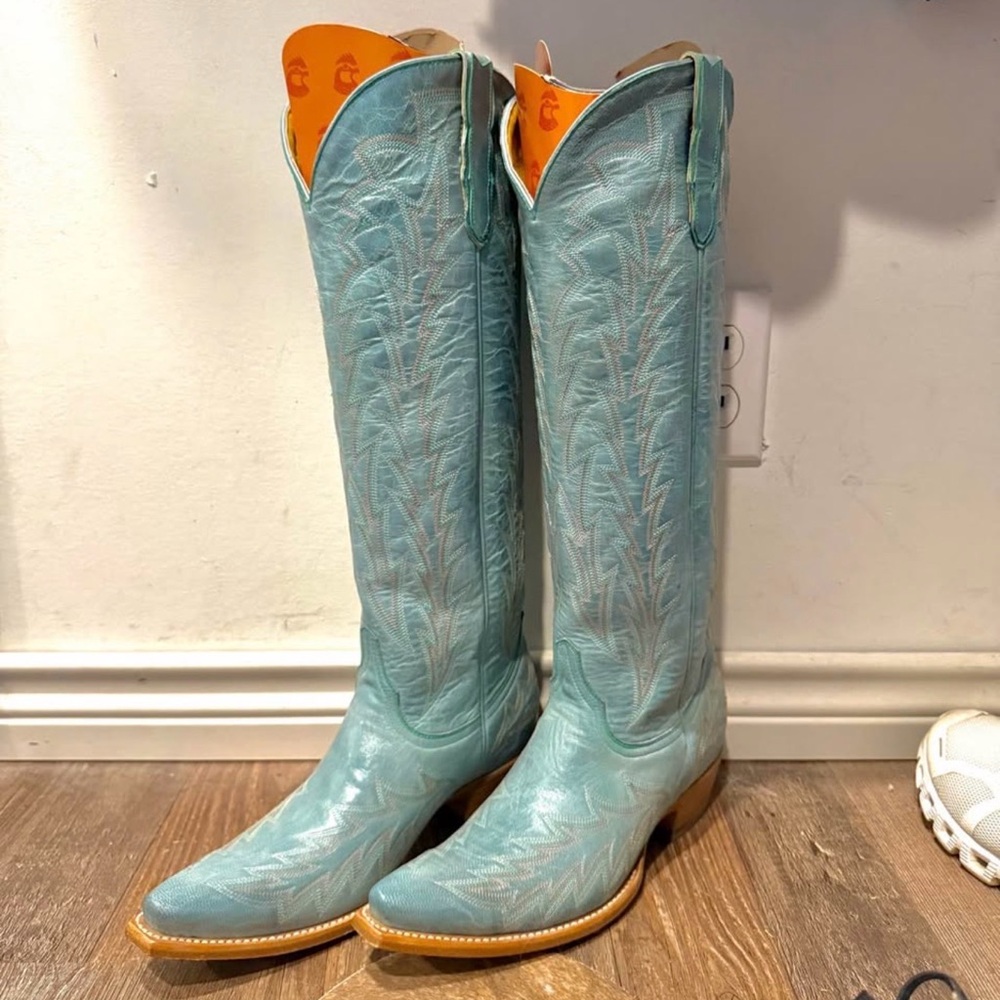 JRC and sons women’s nancy turquoise snip toe tall boots